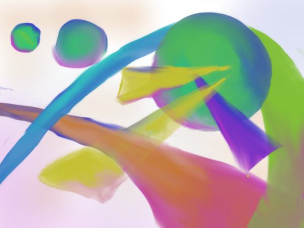 Abstract image in the style of Kadinsky